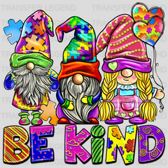 Autism Gnomies Be Kind Design - transferlegend