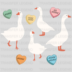 Honk Duck Valentine's Day Design - DTF heat transfer - transferlegend