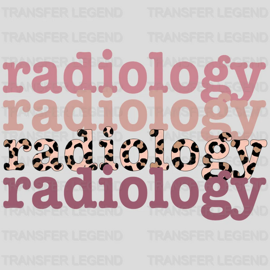 Radiology Nurse Colorful And Leopard - Essential Nurse - Radiology Nurse - X ray  Design - DTF heat transfer - transferlegend