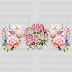 God Is With Her Easter UV DTF Transfer Cup Wrap UV DTF Sticker - transferlegend