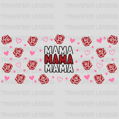 Roses Mama Mother's Day UV DTF Transfer Cup Wrap UV DTF Sticker - transferlegend