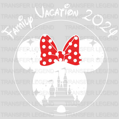 Minnie Disneyland 2024 Disney Family Vacation Design - Disney DTF Transfer - transferlegend