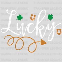 Lucky St. Patrick's Day Design - DTF heat transfer - transferlegend