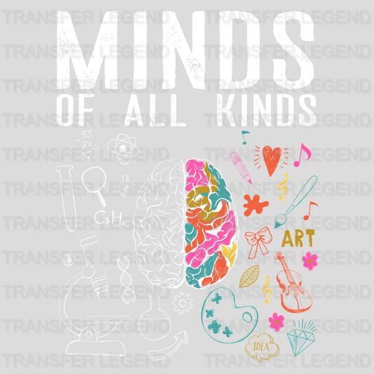 Mind Of All Kinds Design - DTF heat transfer - transferlegend