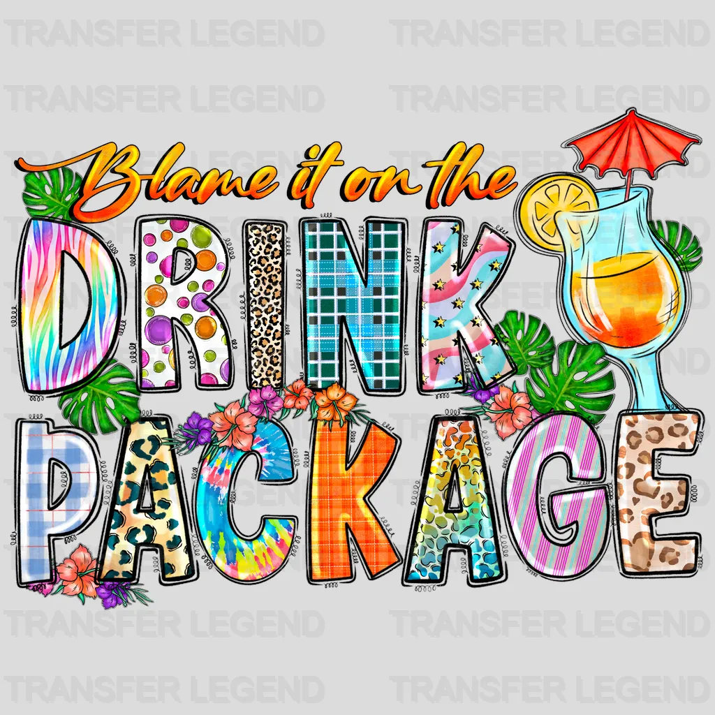 Blame It On Me Summer Design - DTF Heat Transfers - transferlegend