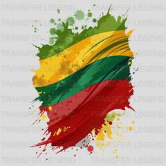 Lithuania Flag Design - DTF Heat Transfer - transferlegend