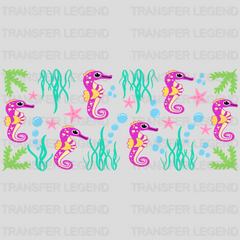 Sea Horse UV DTF Transfer Cup Wrap UV DTF Sticker - transferlegend