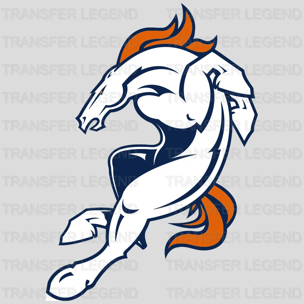 Denver Broncos Broncos For Life Wordmark NFL Design - DTF Heat Transfer