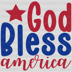 God Bless America - Memorial Day DTF Transfer - transferlegend