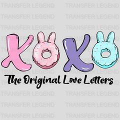 Easter XOXO The Original Loove Letters Design - DTF heat transfer - transferlegend