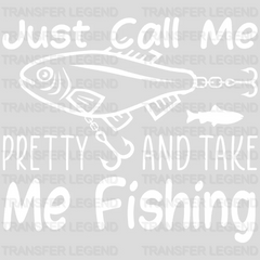 Just Call Me Pretty - Fish Design DTF Heat Transfer - transferlegend