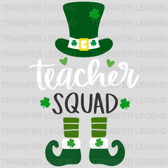 Teacher Squad St. Patrick's Day Design - DTF heat transfer - transferlegend