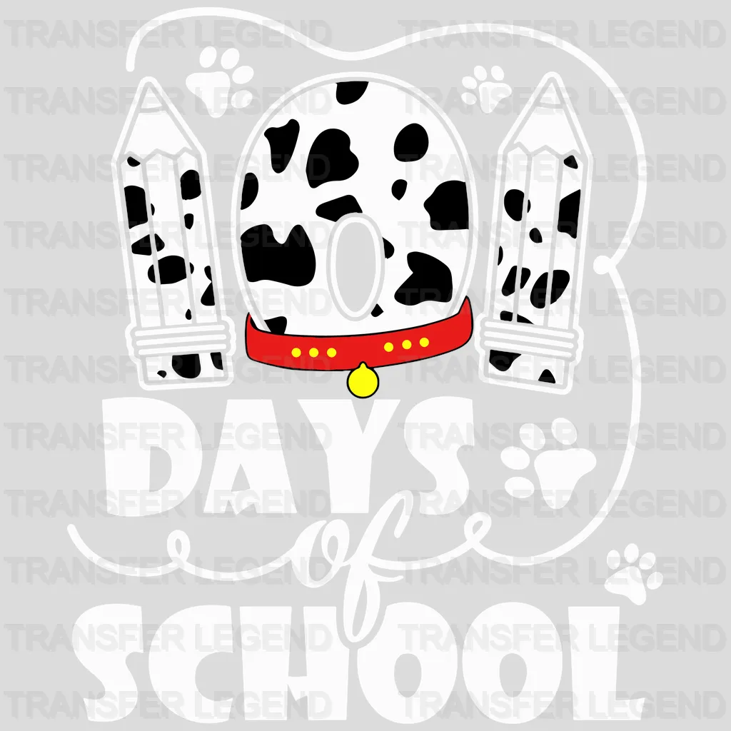 101 Days Of School - DTF heat transfer - transferlegend