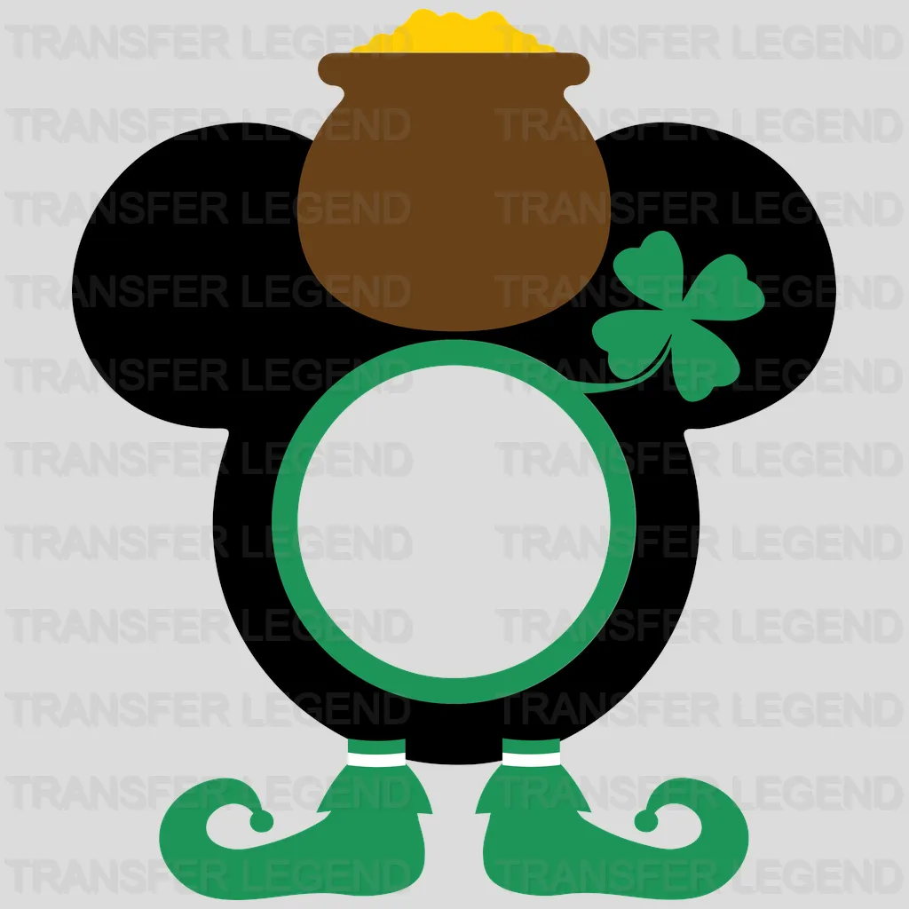 Cartoon St. Patrick's Day Design - DTF heat transfer - transferlegend
