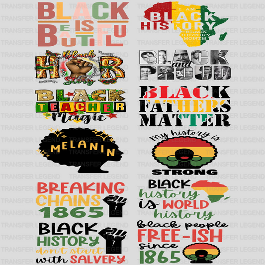 Black History Month-BLM Premade Gang sheet - 12 PCS 10 INCH - transferlegend