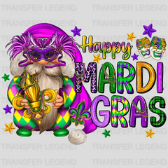 Happy  Mardi Gras Design- Mardi Gras DTF heat transfer - transferlegend