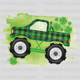 Truck St. Patrick's Day Design - DTF heat transfer - transferlegend