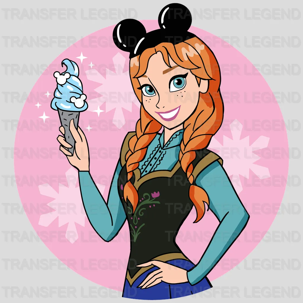 Disney Snacks Anna - Frozen Design - DTF heat transfer - transferlegend