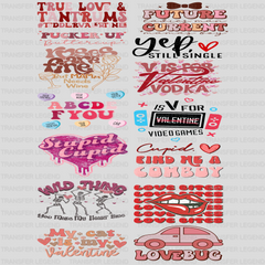 Valentine's Premade Gang sheet-22X60 - transferlegend