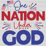 One Nation Under God DTF Transfer - transferlegend