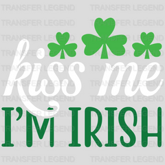 Kiss Me I'm Irish St. Patrick's Day Design - DTF heat transfer - transferlegend