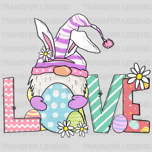 Easter Gnome Love Design - DTF heat transfer - transferlegend