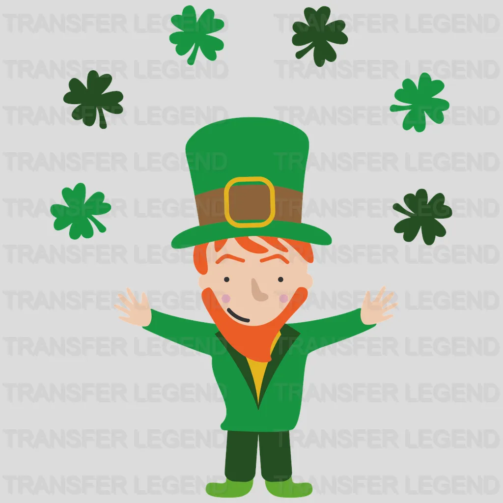 Leprechaun St. Patrick's Day Design - DTF heat transfer - transferlegend