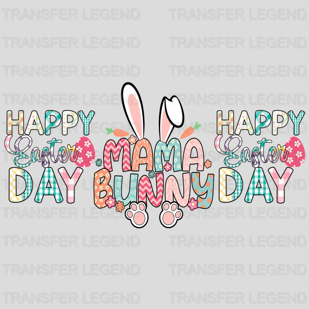 Mama Bunny Easter UV DTF Transfer Cup Wrap UV DTF Sticker - transferlegend