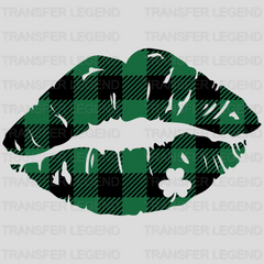 Lips St. Patrick's Day Design - DTF heat transfer - transferlegend