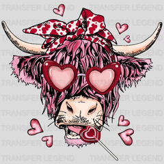 VALENTINE BULL XOXO - DTF heat transfer - transferlegend