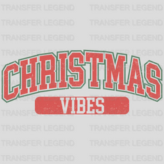 CHRISTMAS VIBES Christmas Design - DTF heat transfer - transferlegend