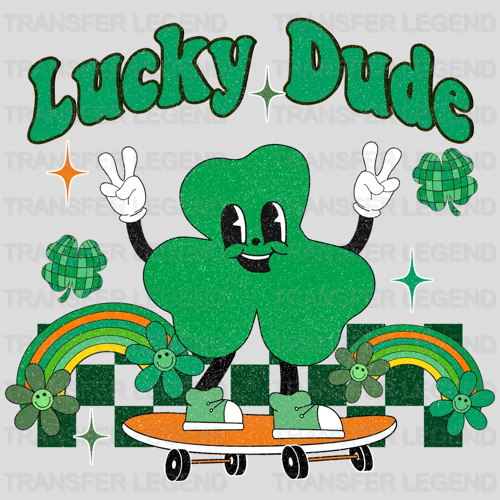 Lucky Dude St. Patrick's Day Design - DTF heat transfer - transferlegend