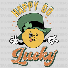 Happy Go Lucky St. Patrick's Day Design - DTF heat transfer - transferlegend