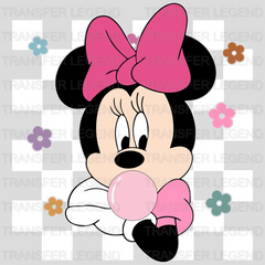 Easter Minnie Bubble Gum Design- DTF heat transfer - transferlegend