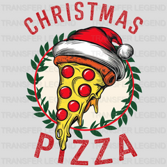 Christmas Pizza Christmas design - DTF Heat Transfer - transferlegend