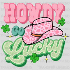 Howdy Lucky St. Patrick's Day Design - DTF heat transfer - transferlegend