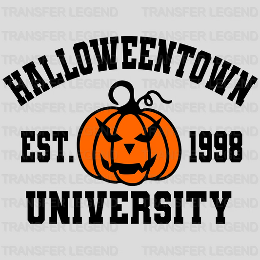 Halloweentown University Est.1998 Pumpkin Design - DTF heat transfer - transferlegend