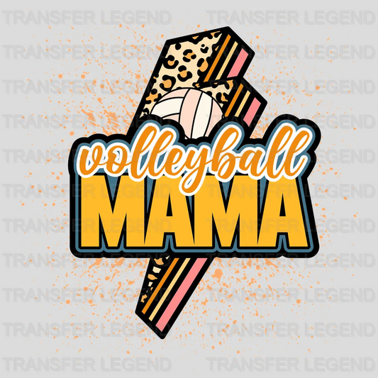 Volleyball Mama Lightning DTF Transfer - transferlegend