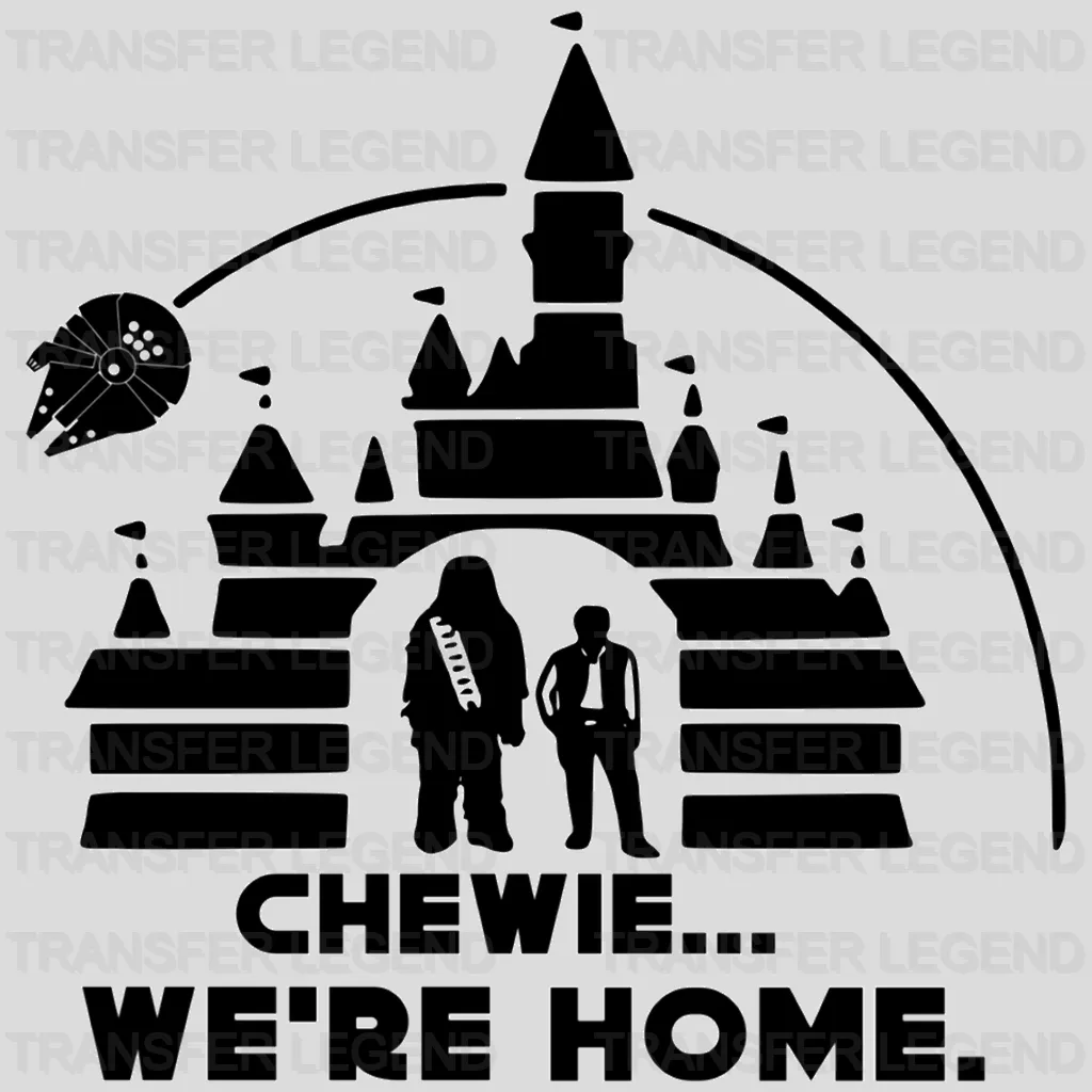 Disney Castle Chewie... We're Home Design - DTF heat transfer - transferlegend