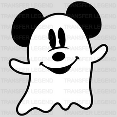 Halloween Mickey Ghost Head Design - DTF heat transfer - transferlegend