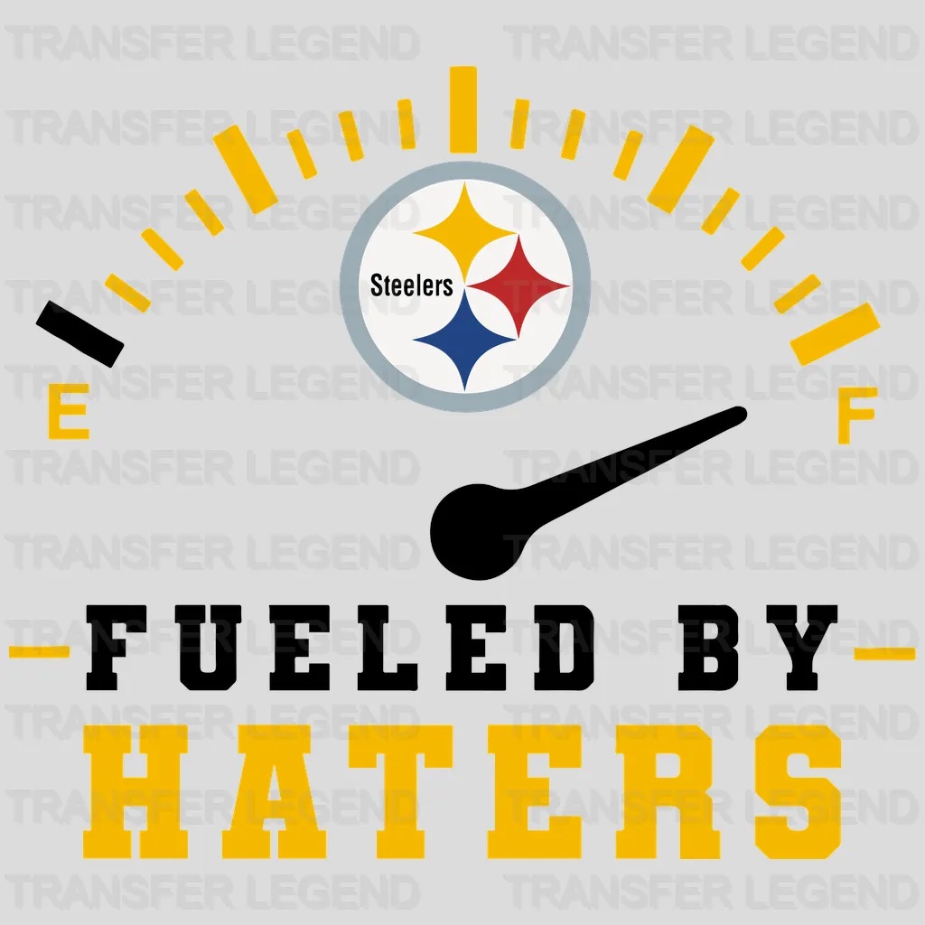 Pittsburgh Steelers sunburst behind star logo, NFL design - DTF Heat Transfer