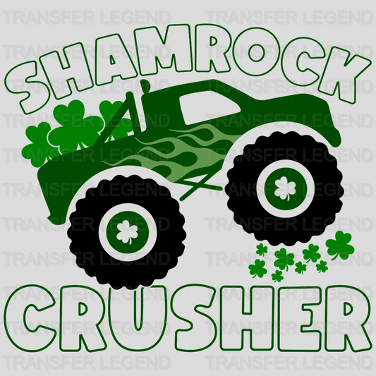 Shamrock Crusher St. Patrick's Day Design - DTF heat transfer - transferlegend