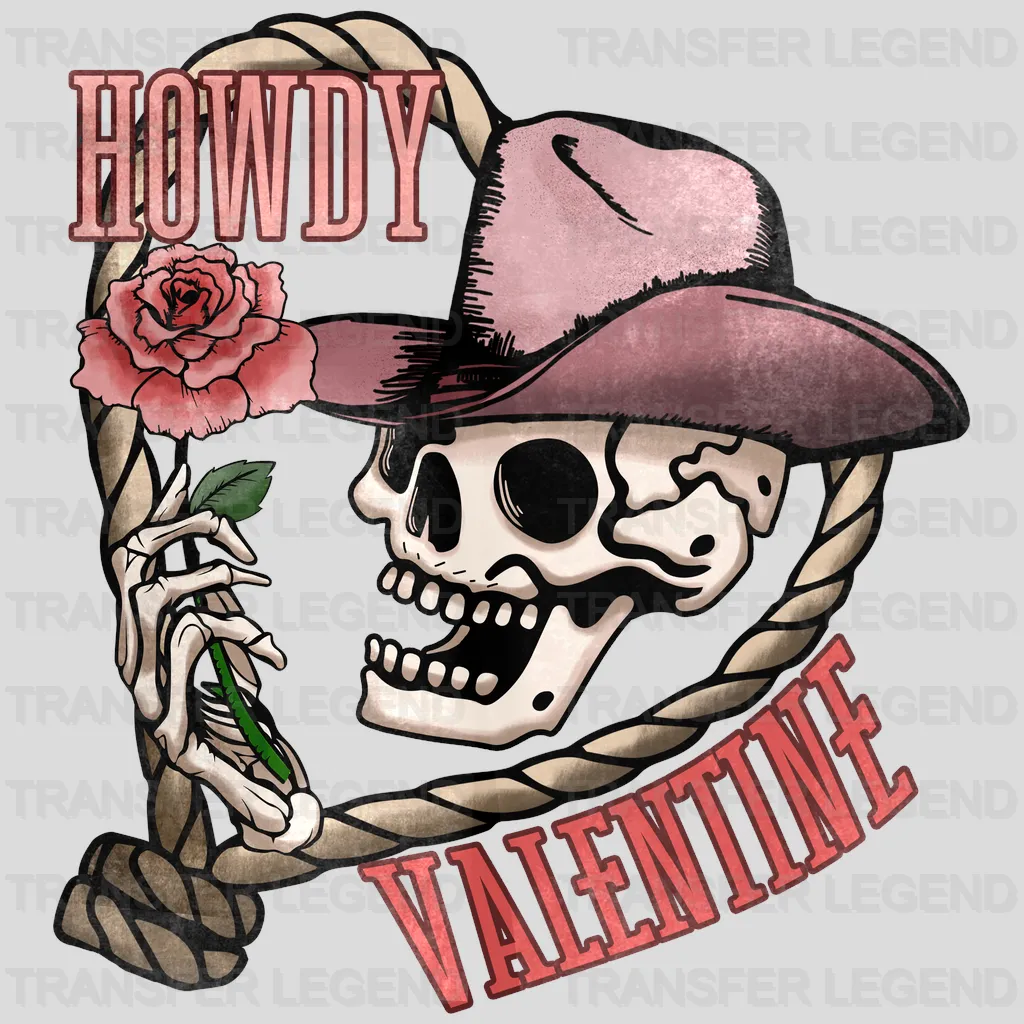 HOWDY VALENTINE DEATH - DTF heat transfer - transferlegend