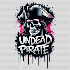 Undead Skull Pirate Design - DTF Heat Transfer - transferlegend