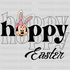 Happy Easter Minnie Bunny Ears Design- DTF heat transfer - transferlegend