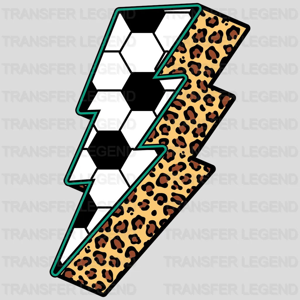 Soccer Lightning DTF Transfer - transferlegend