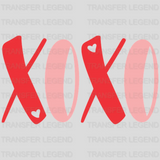 XOXO Valentines Day Design - DTF heat transfer - transferlegend