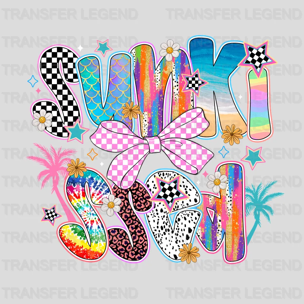 Sun Kissed Summer Design - DTF Heat Transfers - transferlegend
