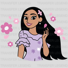 Encanto Isabela Madrigal Flowers Design - DTF heat transfer - transferlegend