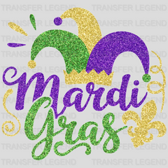 Mardi Gras Jester Hat Design- DTF heat transfer - transferlegend